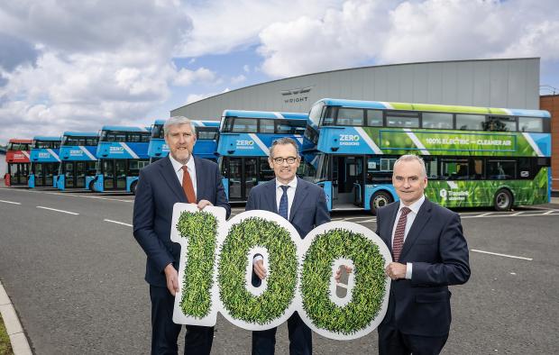 100 new battery buses
