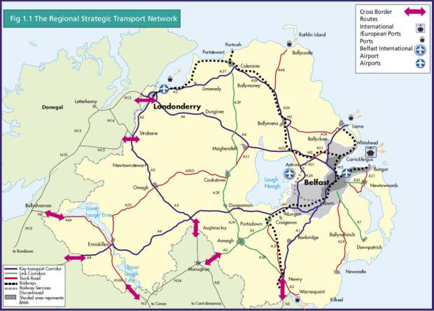 Regional Strategic Transport Network Map